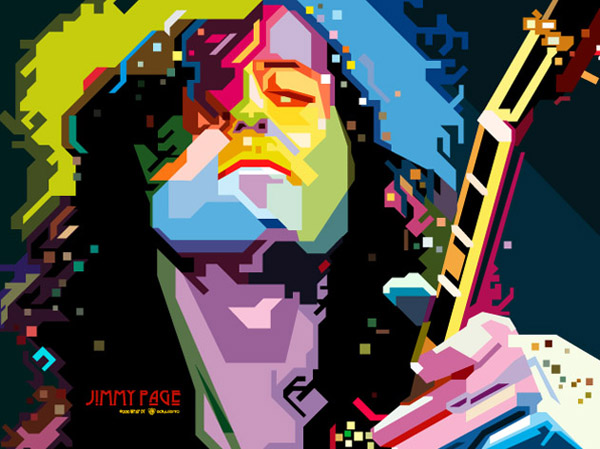 Jimmy Page WPAP by adi-yulianto