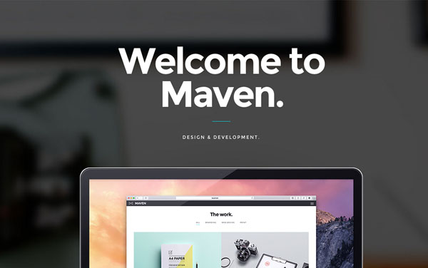 One Page Websites – 42 New Web Examples - 22