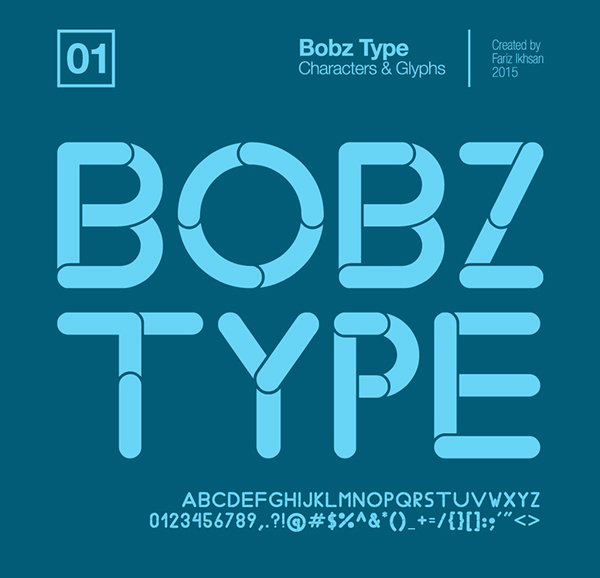 Bobz Type rounded free font