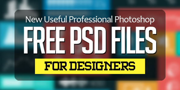 25 New Useful Photoshop Free PSD Files for Designers