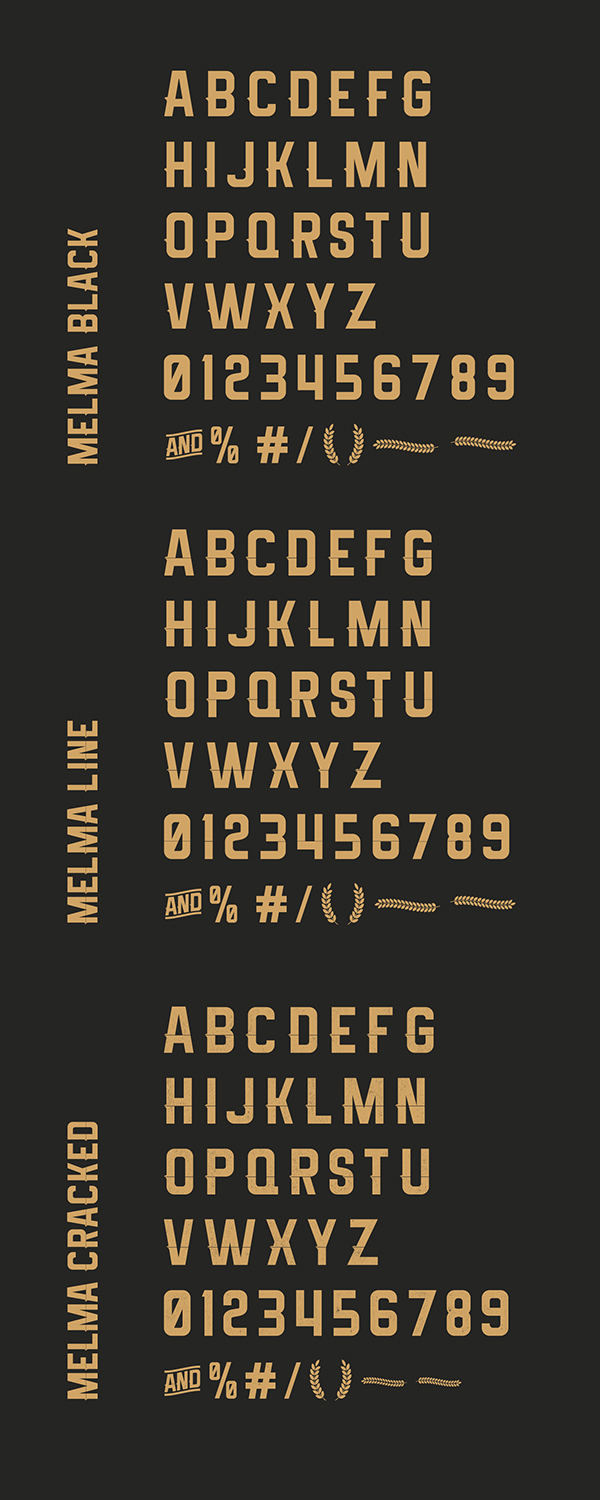 Melma Font Letters