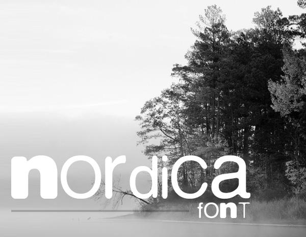 Nordica free font