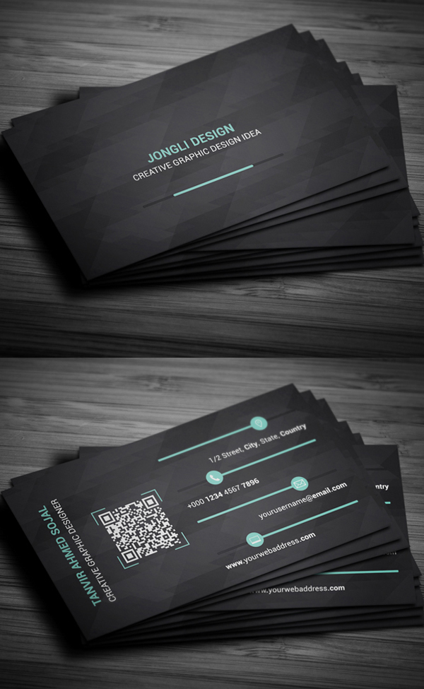 UI Style Business Card Template