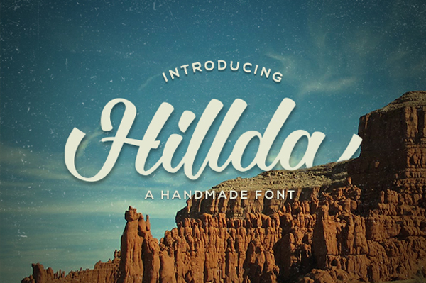 Hillda Script is bold, modern, and multi-purpose typeface