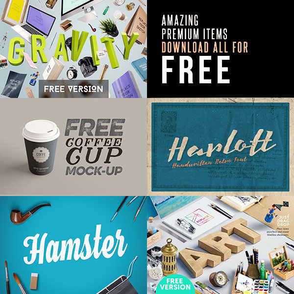 Premium Mock-up Templates for FREE