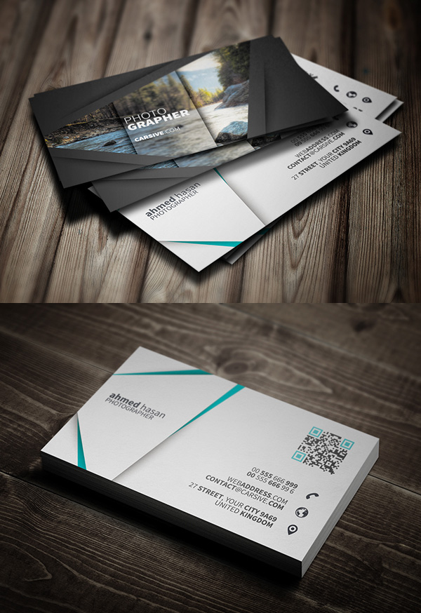 Free Photographer Business Card Template
