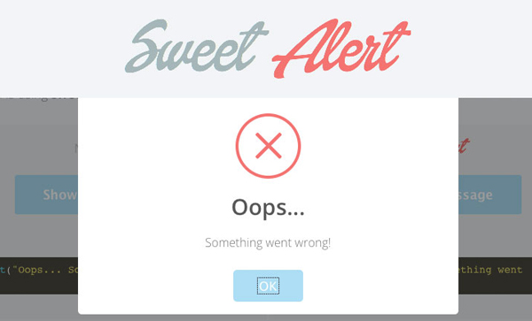 SweetAlert Modern Alert Box
