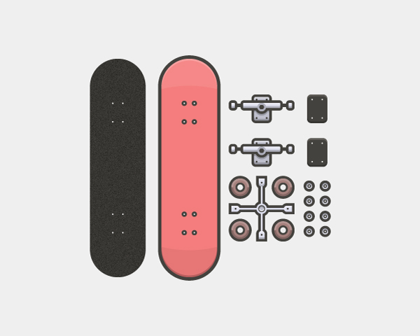 How to Create a Line Art Based Skateboarder Kit in Adobe Illustrator