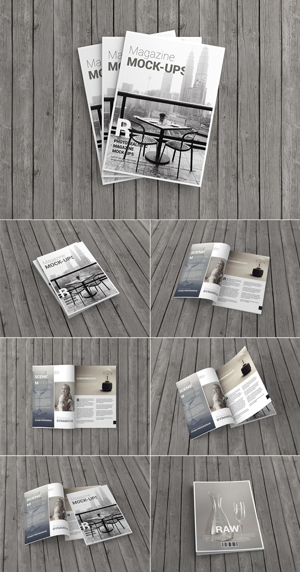 A4 Magazine / Brochure Mockup