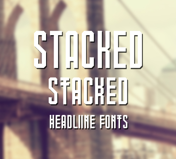 stacked Free Font