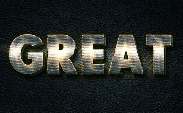 How to Create a Glowing Metal Text Effect in Adobe Photoshop