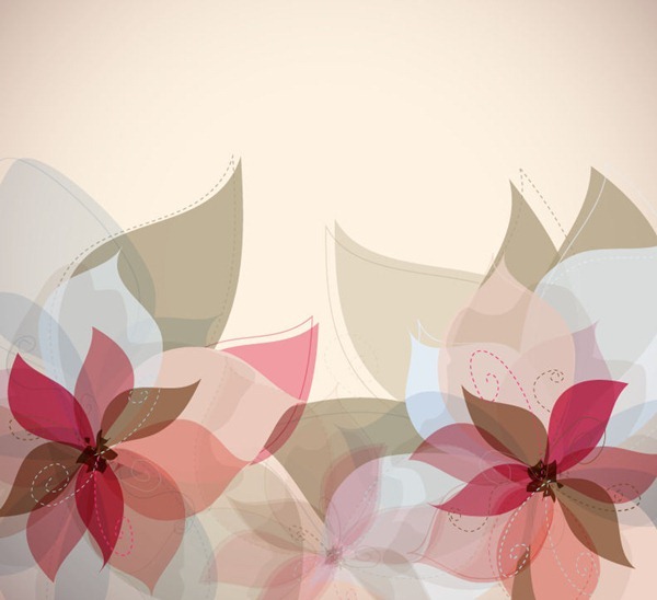 Floral Abstract Vector Background