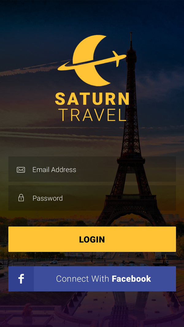 Saturn Travel UIUX Design by Harjot Singh Grewal