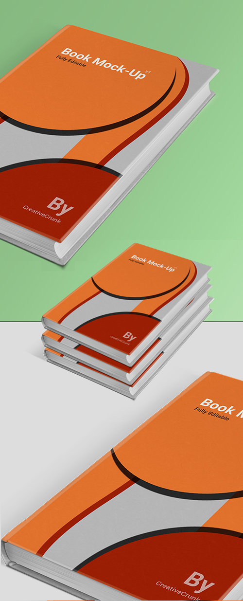 Free Book Cover Psd Mockup