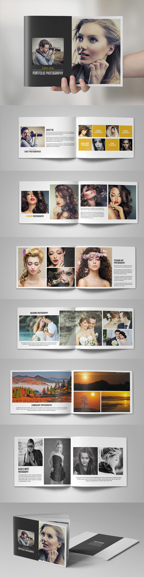 Photography Portfolio Brochure / Catalog Template