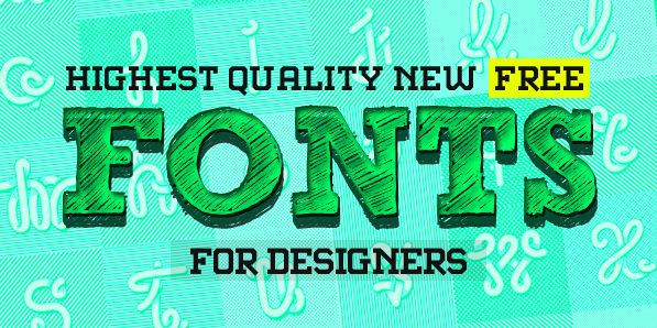 12 Fresh Free Fonts for Designers