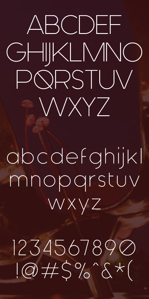Generica Font - Letters