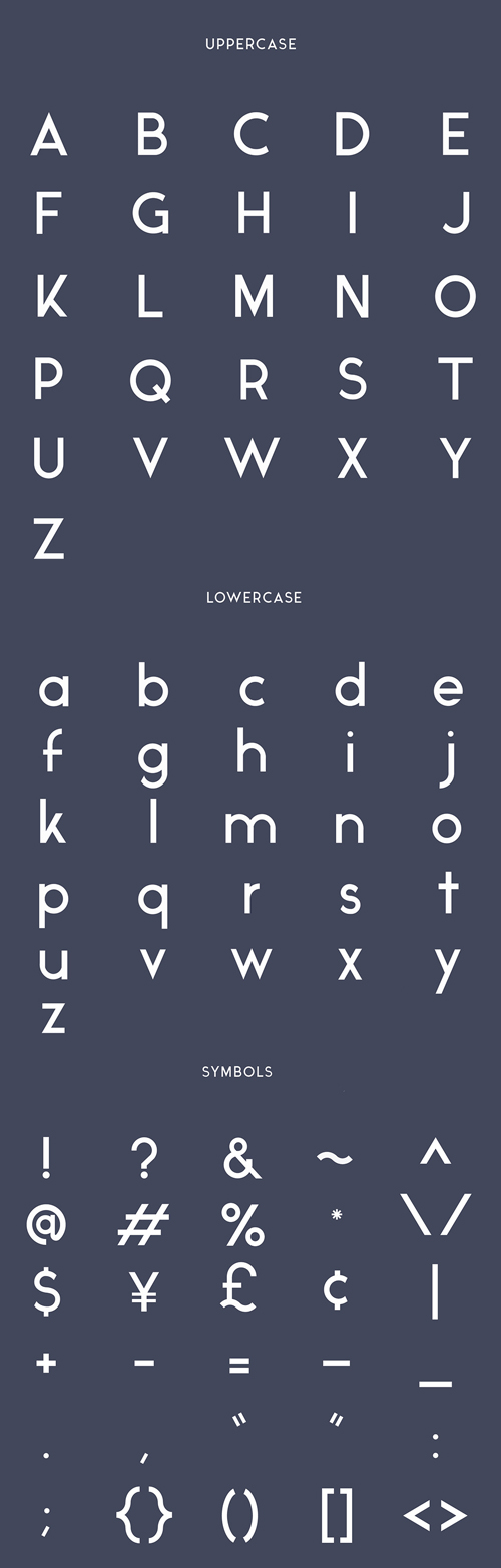 Ikaros Font Letters