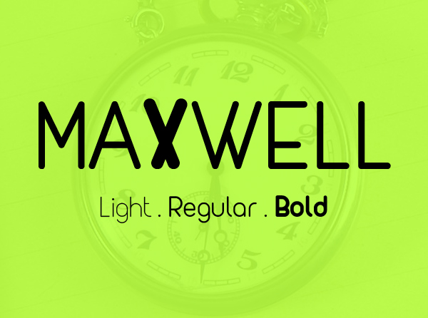 Maxwell rounded free font