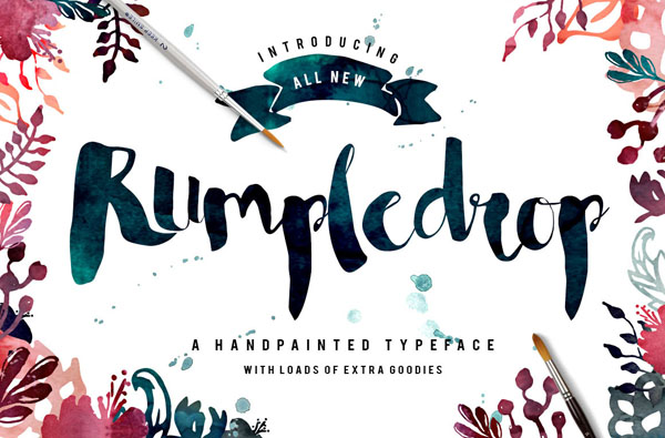 New Rumpledrop typeface
