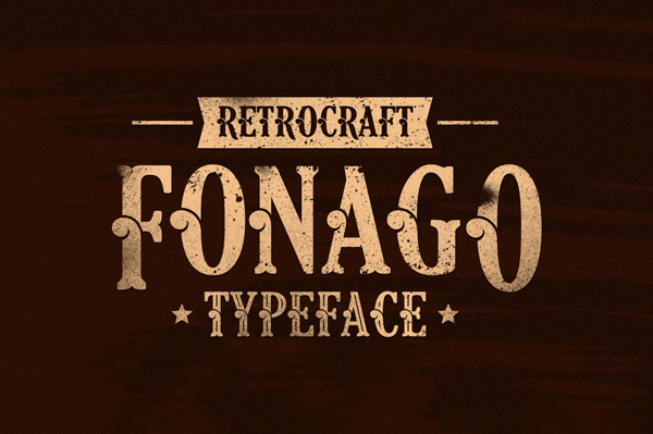 Fonago is a display serif font