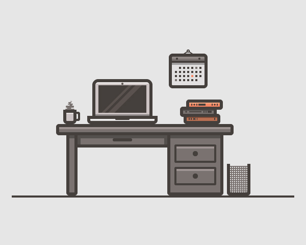 How to Create a Desk Scenery Illustration Using Adobe Illustrator