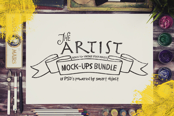 The Artist Mock-ups Bundle