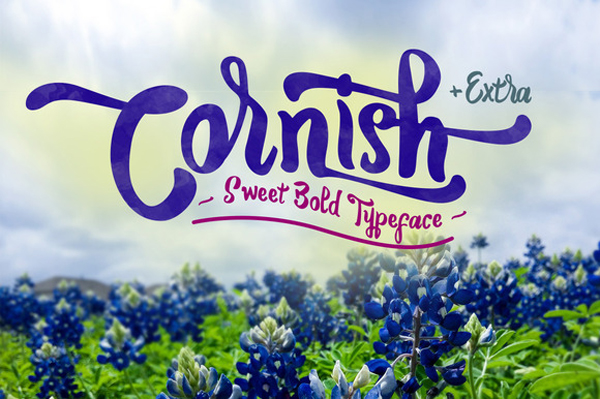 Cornish is a Sweet Bold Typeface.