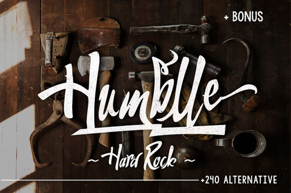 Humblle inspired by handwritten letters