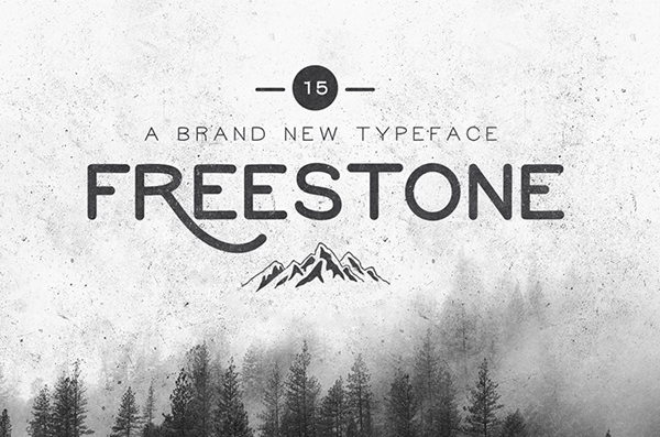 Freestone – Handmade font