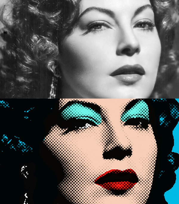 Learn how to make a Pop Art portrait from a photo in Photoshop