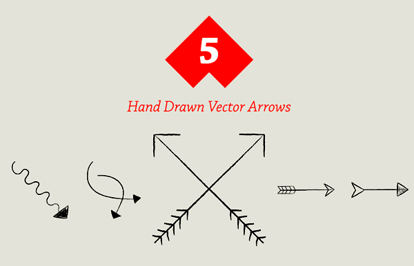 Free Hand Drawn Vector Arrows