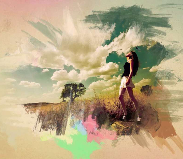 How To Make a Watercolor Photo Manipulation In Photoshop