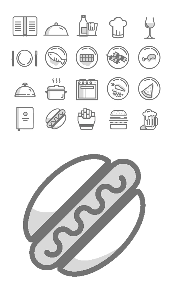 Free Food Icons PSD (20 Icons)