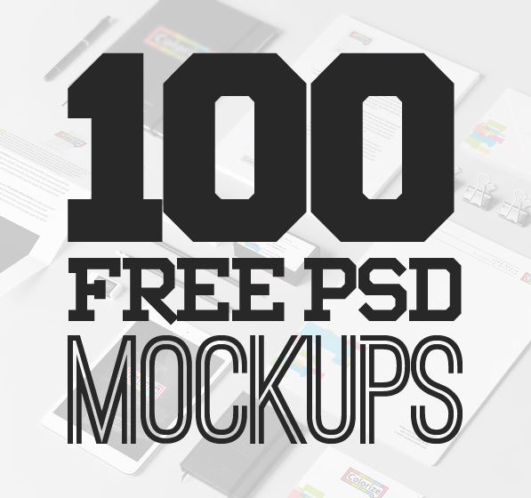 100 Best Free PSD Mockups