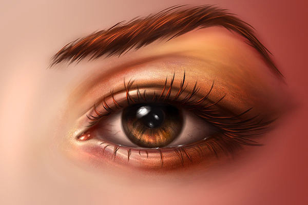 How to Paint Realistic Eyes in Adobe Photoshop