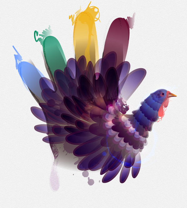 How to Create a Modern Hand Turkey in Adobe Illustrator