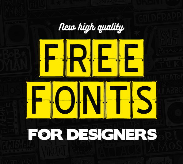13 New Free Fonts for Designers