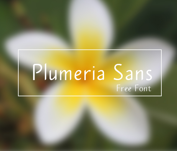 Plumeria Sans free fonts