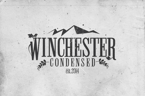 Winchester Font best for logos and insignia 