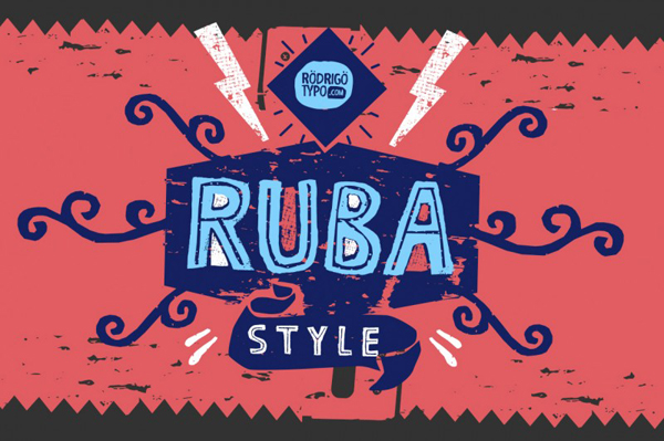 Ruba Style is a family of fonts and awesome dingbats
