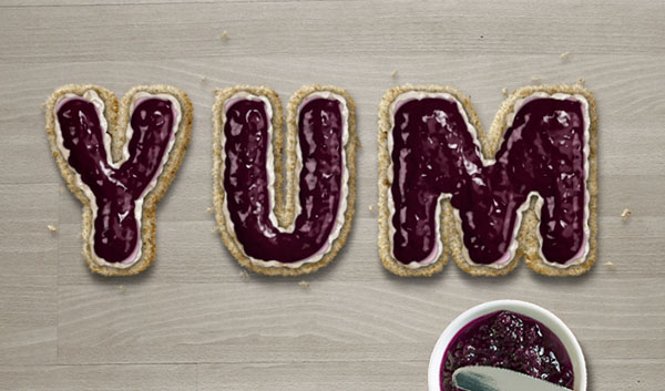 Create a Marvelously British Scone Text Effect in Adobe Photoshop