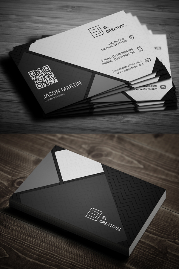 Dark Creative Business Card