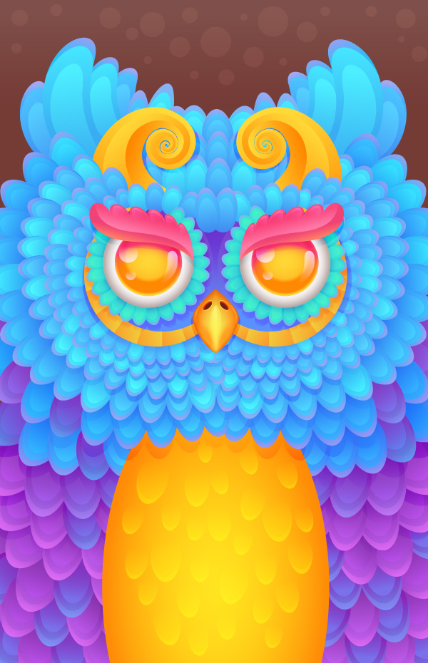 Create a Radiant Owl iPhone Case Template in Adobe Illustrator