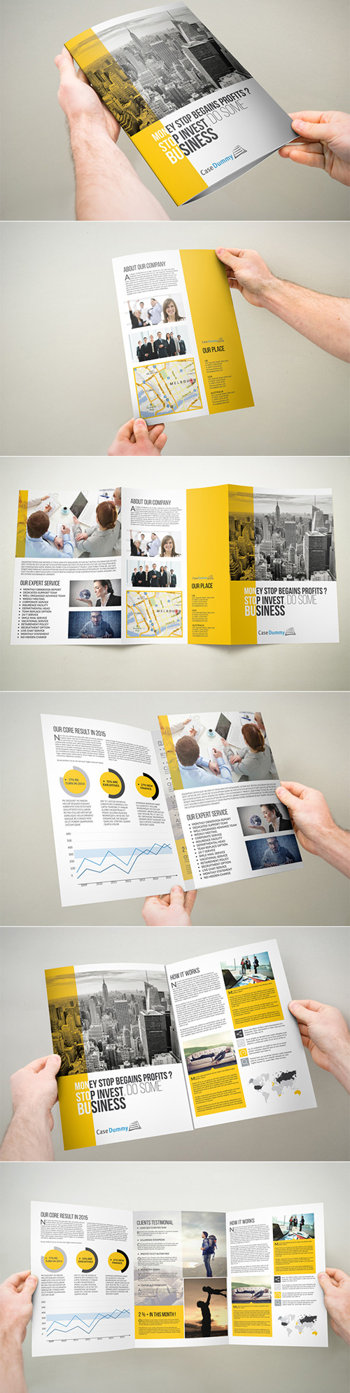 A4 Tri-fold Brochure Corporate Design