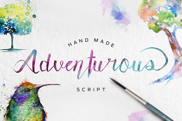 Adventurous Script is a hand written script