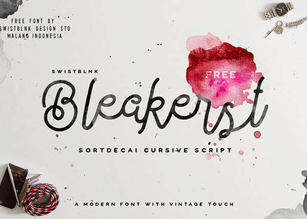 Bleakerst free fonts