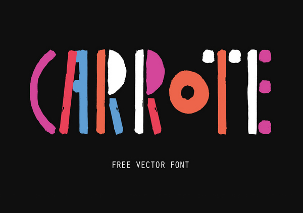 Carrote free fonts