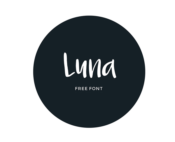 Luna free fonts