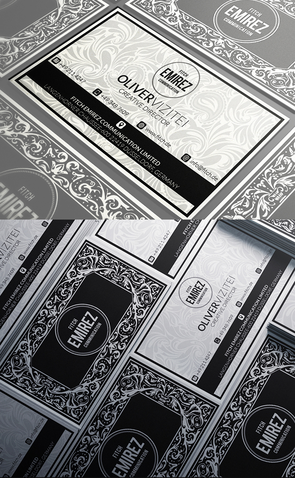 Business Cards Design: 50+ Amazing Examples to Inspire You - 49